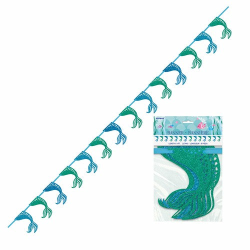 MERMAID GLITTER GARLAND 9ft Default Title