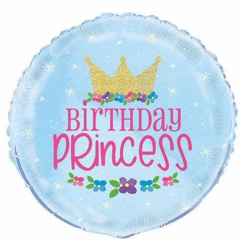 Magical Birthday Princess 45cm Foil Balloon Default Title