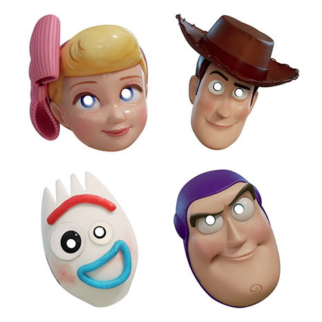 Toy Story 4 Paper Masks - 8 Pack Default Title