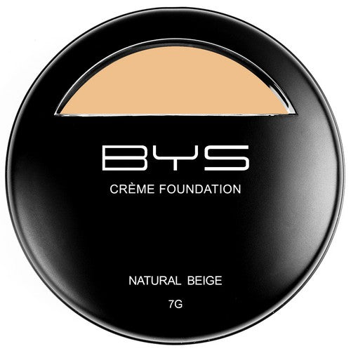 BYS Creme Foundation Natural Beige - 7g 1 Piece - Dollars and Sense