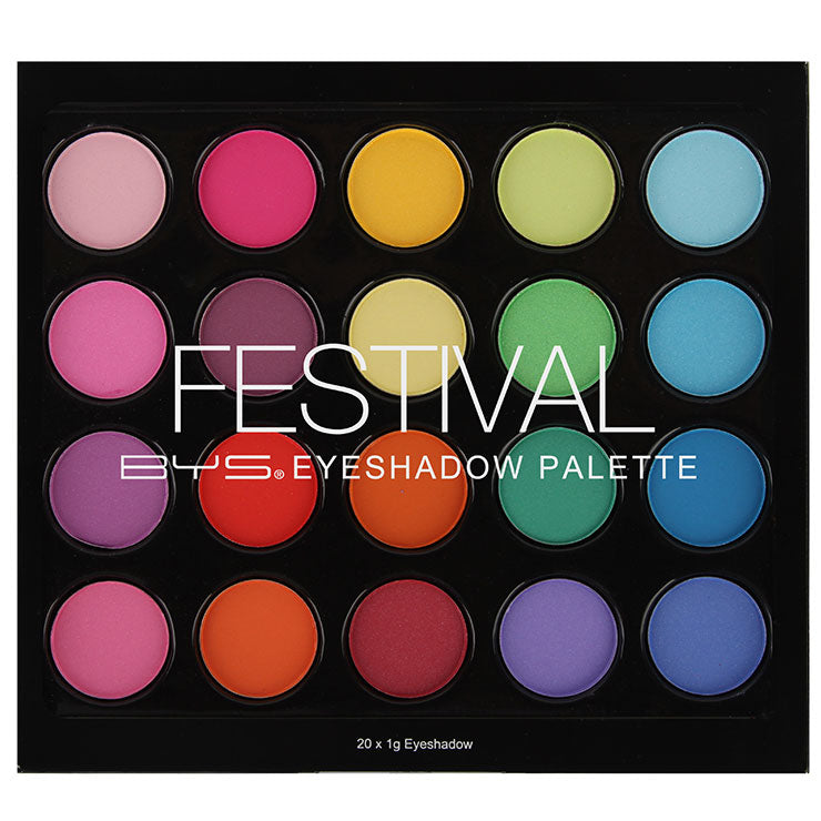 BYS Eyeshadow 20 Palette Festival Set - 1 Piece - Dollars and Sense