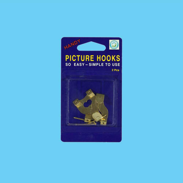 Hardwall Picture Hooks Small Nail In - 5 Pieces