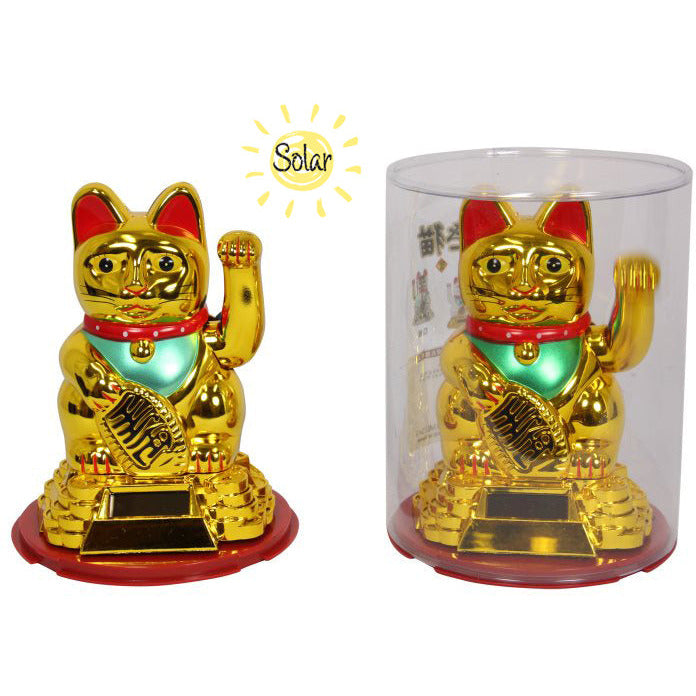 Solar Groover Waving Cat - Dollars and Sense