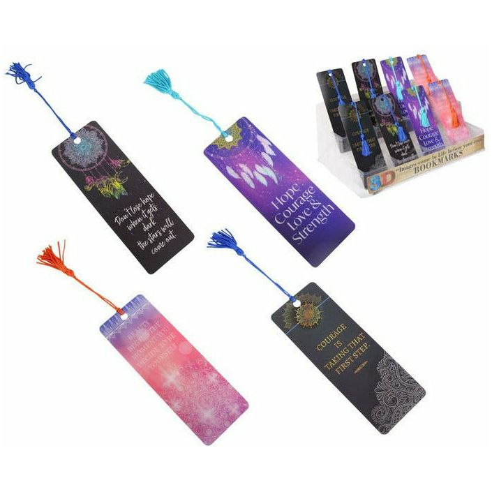 3D Inspirational Bookmark - 15cm 1 Piece Assorted - Dollars and Sense