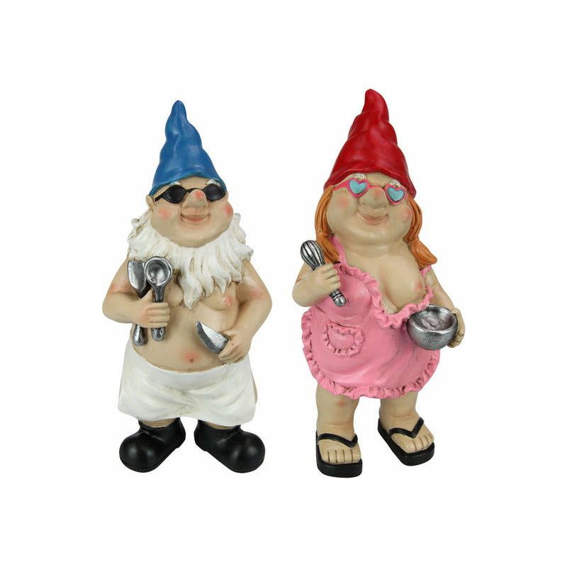 Rude Gnome Chef Couple 27cm - 1 Piece Assorted - Dollars and Sense