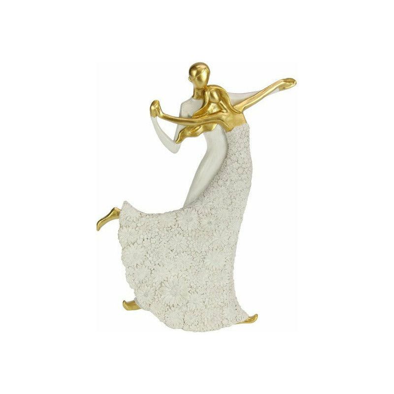 Gold Accented Dancing Couple - 29cm 1 Piece - Dollars and Sense