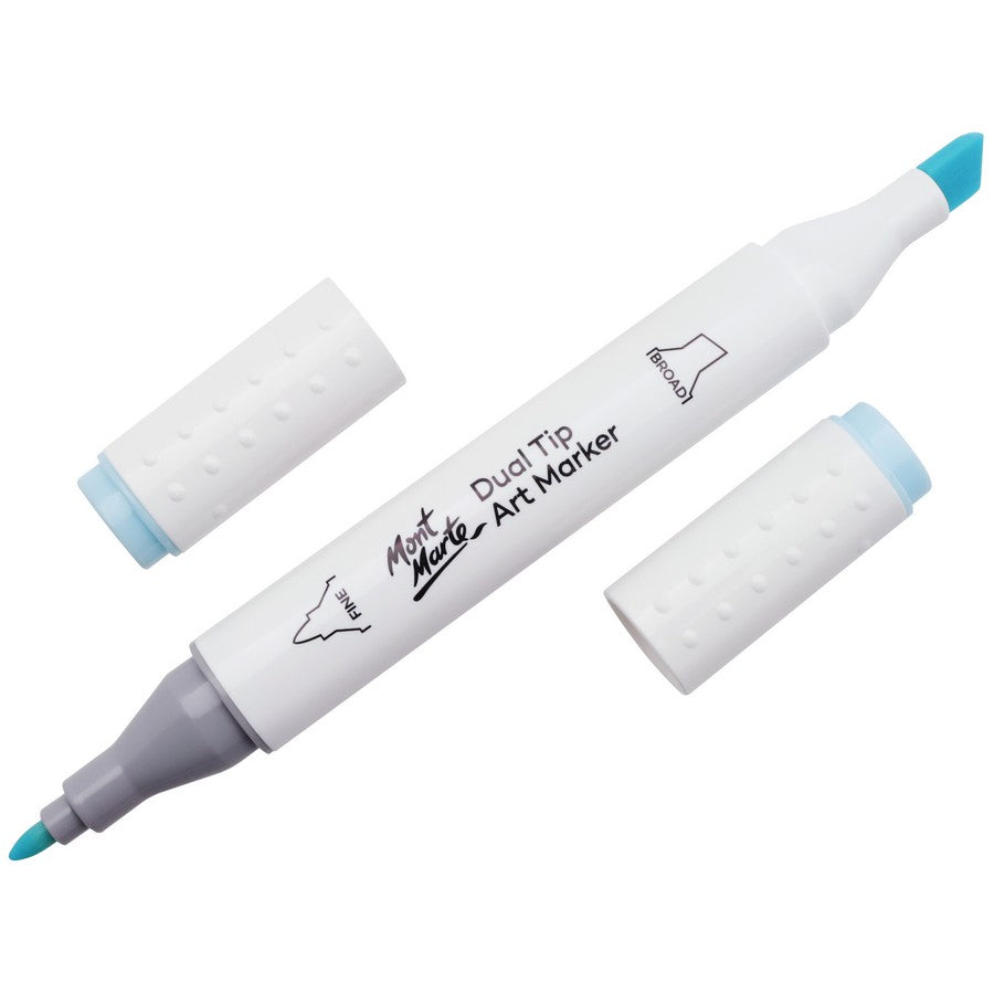 Mont Marte Dual Tip Alcohol Art Marker - Mint Blue 143 - Dollars and Sense