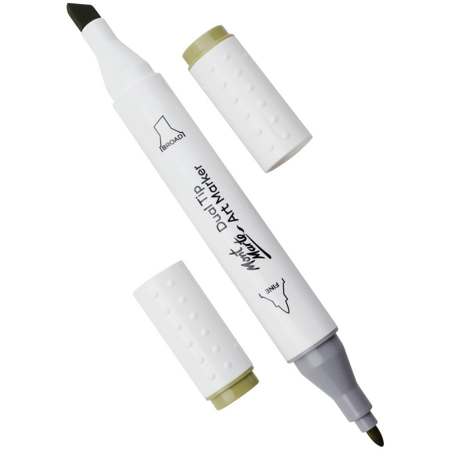 Mont Marte Dual Tip Alcohol Art Marker - Yellow Green 48 - Dollars and Sense