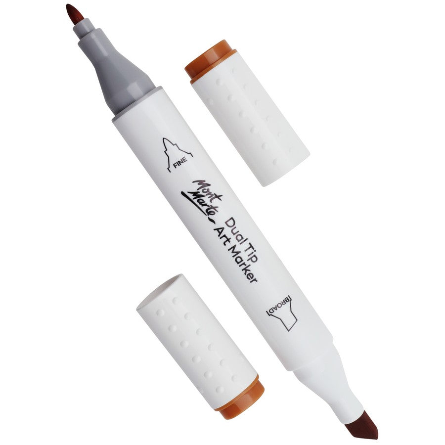 Mont Marte Dual Tip Alcohol Art Marker - Terra Cotta 21 - Dollars and Sense