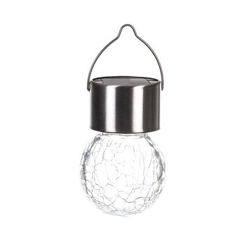 Hanging Solar Crackle Ball Light - Dollars and Sense